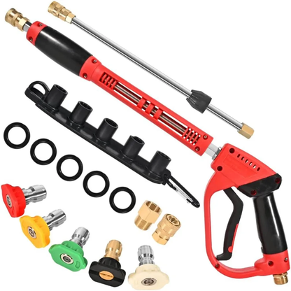 Pistola de Lavagem de Alta Pressão — Kit Completo